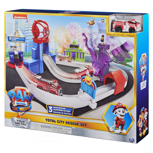 PAW Patrol Movie True Metal City Rescue legesæt - bilbane