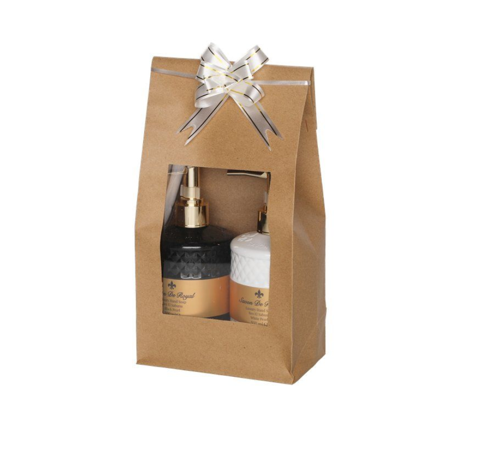 Presentförpackning med handtvål 500 ml 2 st. sortiment