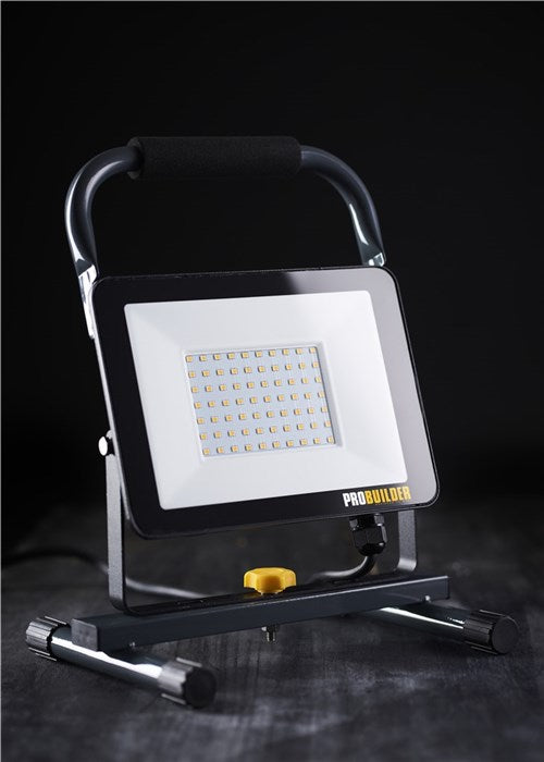 ProBuilder Arbetslampa LED 50W med stand