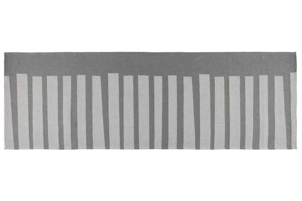 Rento Sædebetræk Laituri 50x150 cm grå/mørkegrå