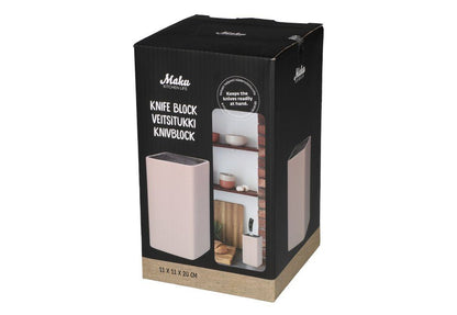Maku Knivblok firkantet 20 cm beige