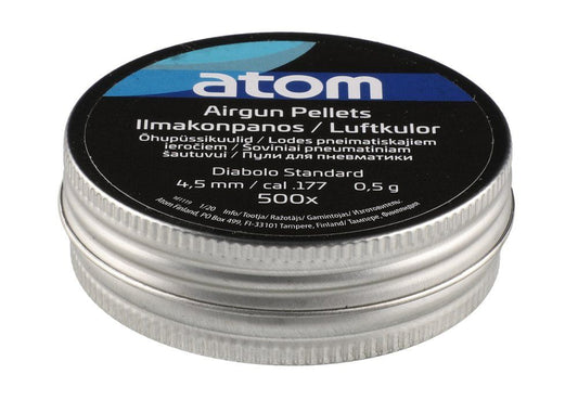 Atom Kulor till luftpistol 500 st.