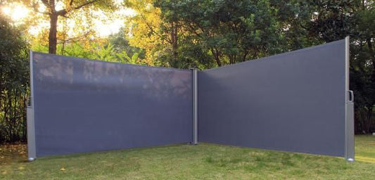 TopDesign Dobbelt vindbeskyttelse 1,6x6m - grå