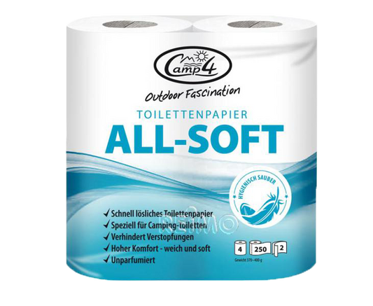 CAMP4 toiletpapir All-Soft 4-pack