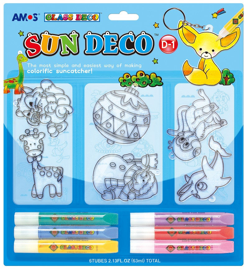 AMOS Glas maling ass. suncatchers