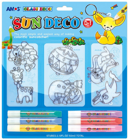 AMOS Glas maling ass. suncatchers