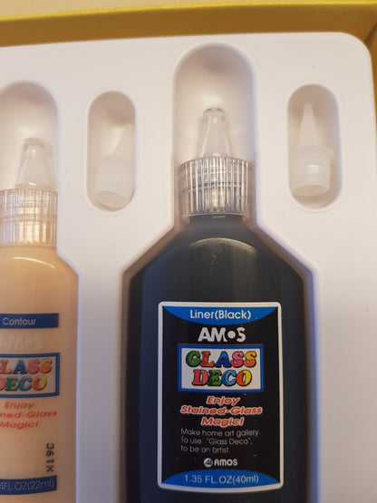 Amos - glasmaling glasdeko - gavesæt