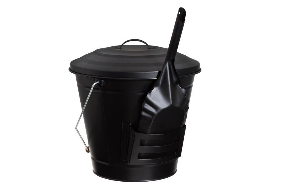 Askespand med skovl 12,5 L 30 cm