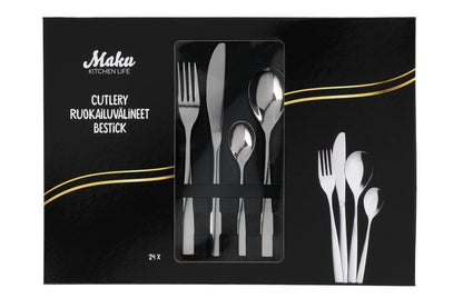 Maku Besticksset, rostfritt stål 24 st.