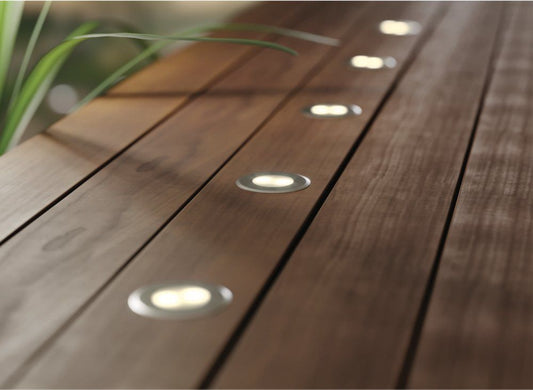 Tarmo Terrassbelysning, sol, 8 st. 3 W 8 x 25 lm IP68