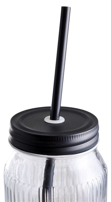 Day dryckglas med halm 0,45l