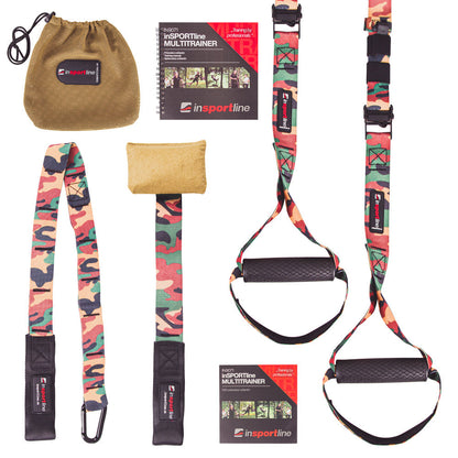 inSPORTline Träningsband / MultiTrainer sett Army Green