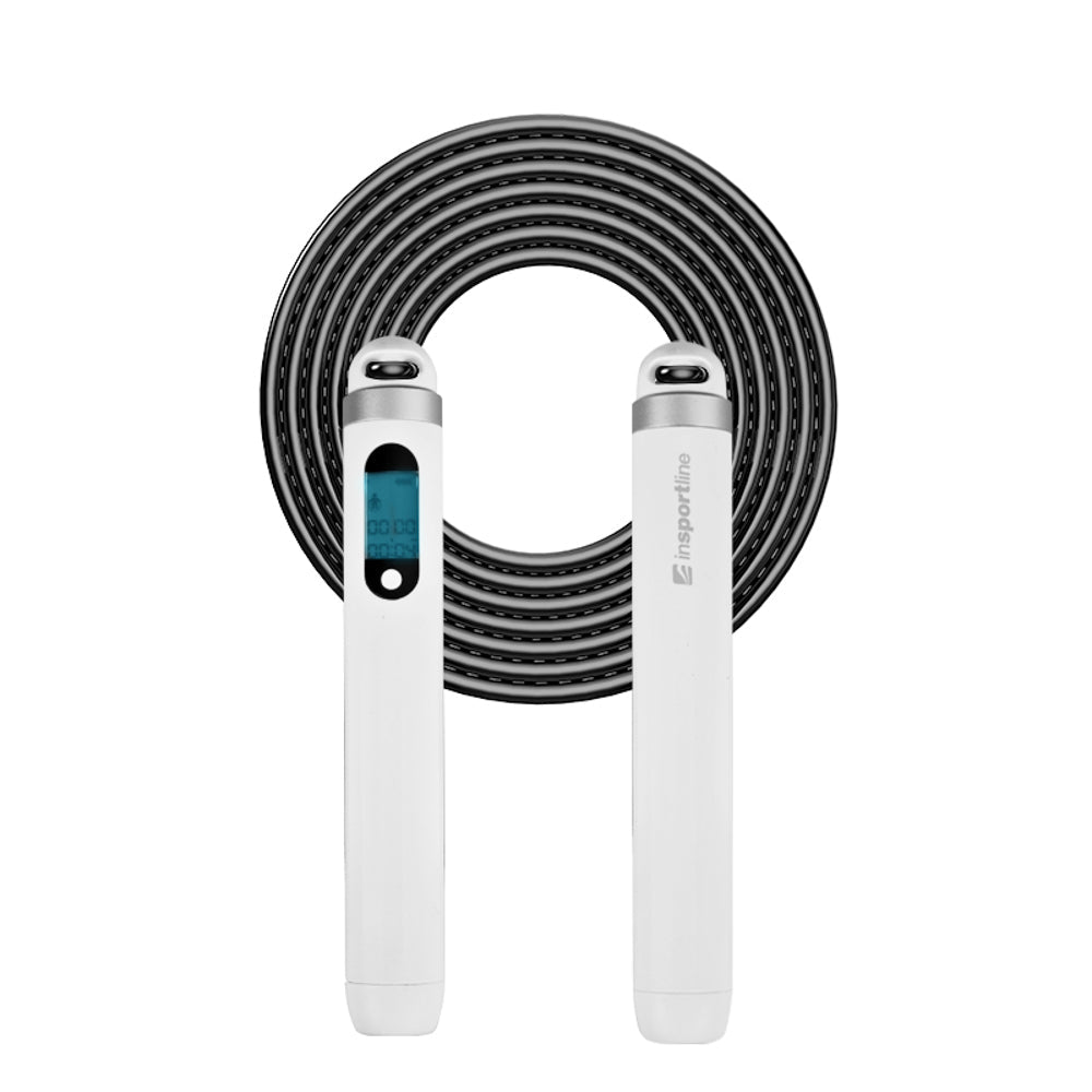 inSPORTline Sjippetov Jumpsmart Bluetooth hvid