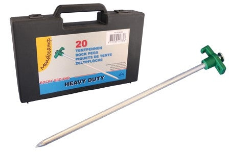 Tältpinnar 20-pack 25cm ink väska