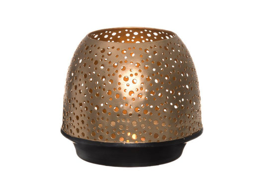 4Living Lykta Dots gold