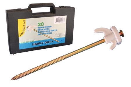 Tältpinnar 20-pack 20cm ink väska