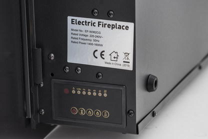 NorFlame Buet elektrisk pejs 36" 750/1500 W
