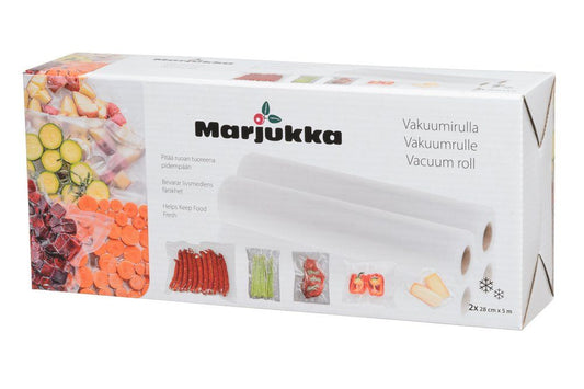Marjukka Vakuum forseglingsposer 5 mx 28 cm 2 stk.