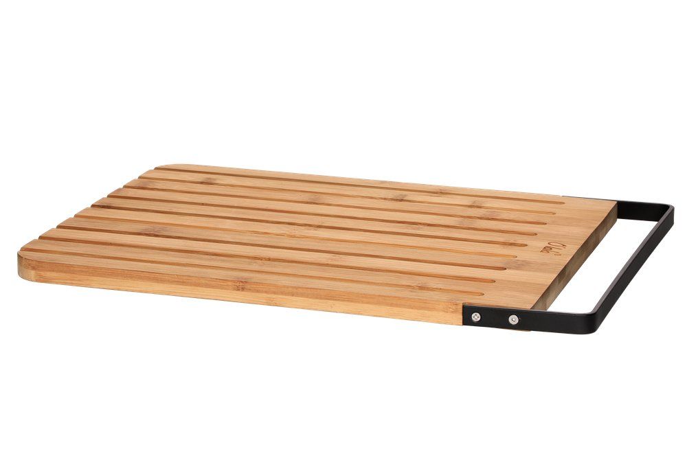 Maku brödbräda bambu med stålhandtag 36x25cm