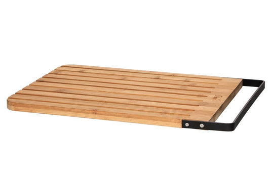 Maku brödbräda bambu med stålhandtag 36x25cm