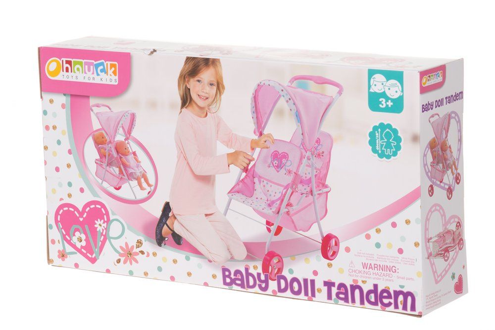 Hauck Tandem Tvilling dukkevogn