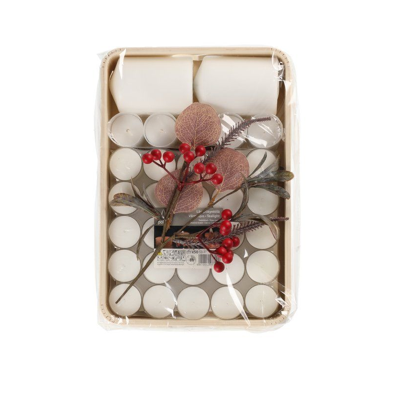 Polar Presentförpackning med ljus i låda sortiment