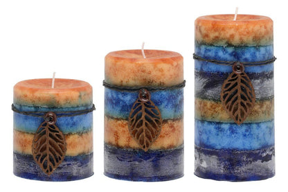 Polar Blockljus med doft 3 st. Moco Bamboo