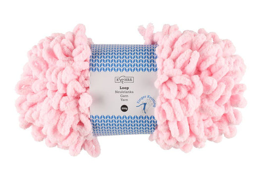 Kehrä Stickgarn Loop rosa 200 g