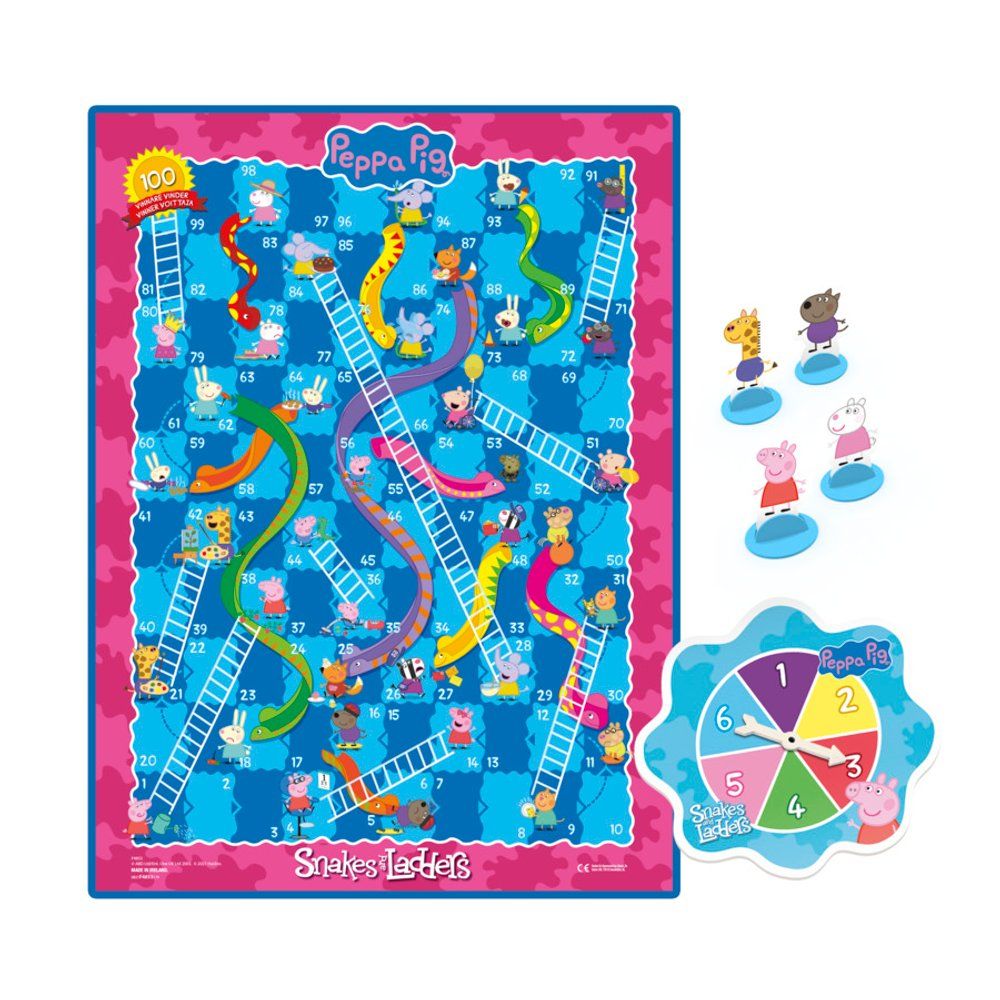 Hasbro Games Greata Gris Rännor och stegar, Brädspel