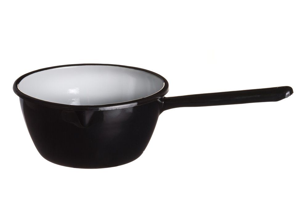 Emaljerad Skopa svart 09 L