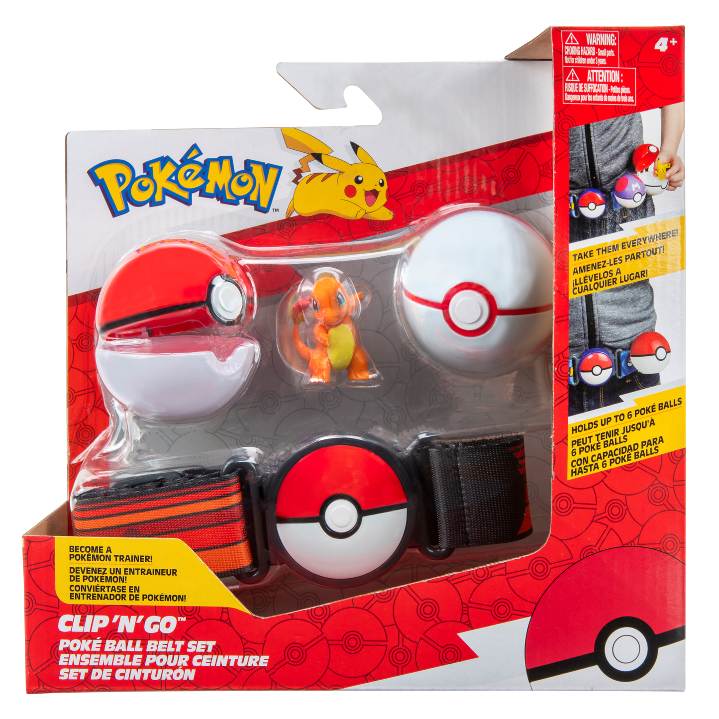POKEMON - CLIP N GO BÆLTE SÆT W8 - 2 ASS.