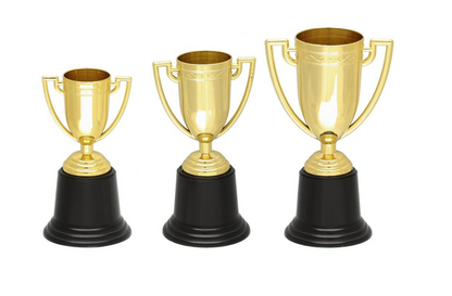 Käpphäst pokaluppsättning 3 delar