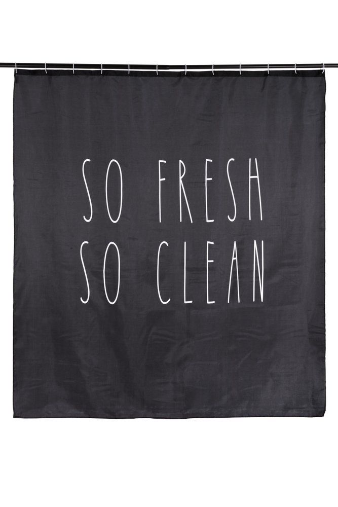 4Living Duschdraperi Fresh and Clean 180 x 200 cm