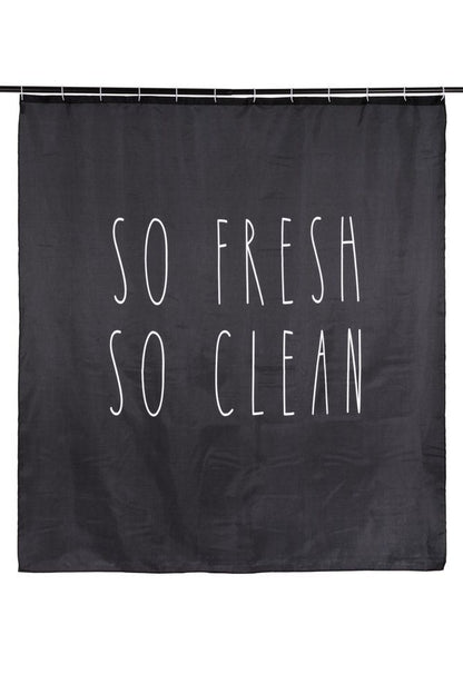 4Living Duschdraperi Fresh and Clean 180 x 200 cm