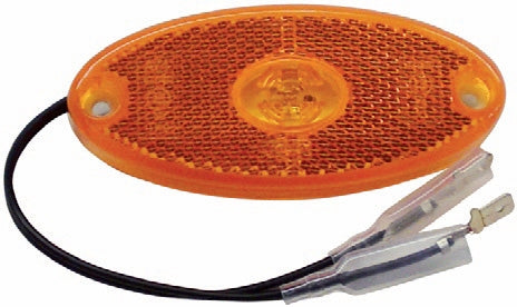 Hella Afmærkningslygte gul oval LED 40x100mm