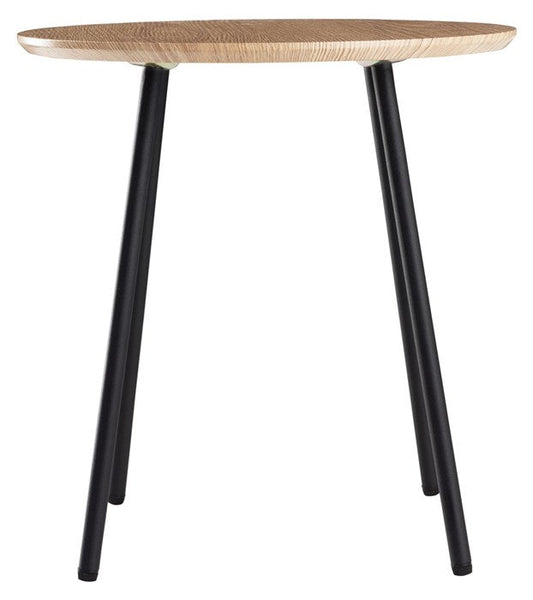 Day bord H40 cm black/wood