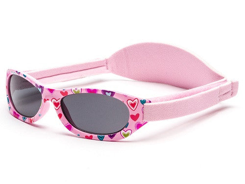 KIDDUS SUNGLASSES - BABY HJERTE MED TASKE (0-2 ÅR)