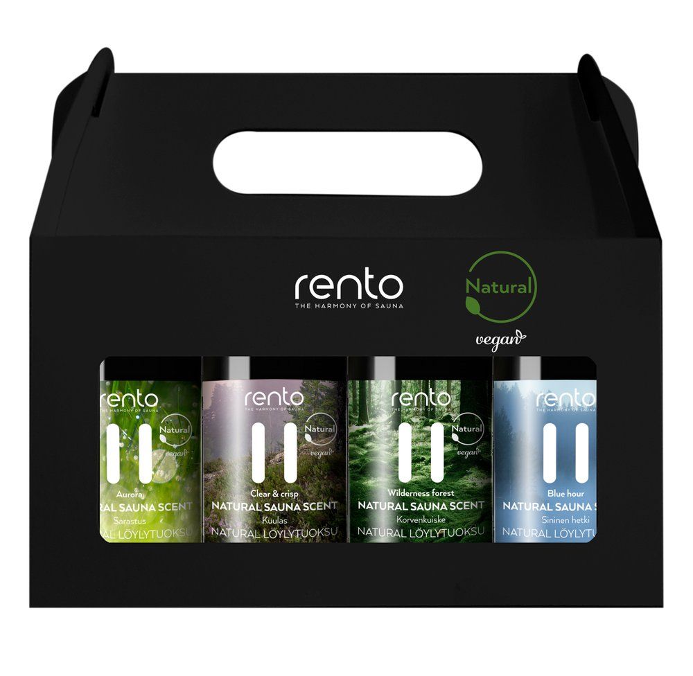 Rento Natural saunaduft gaveæske 4x100 ml