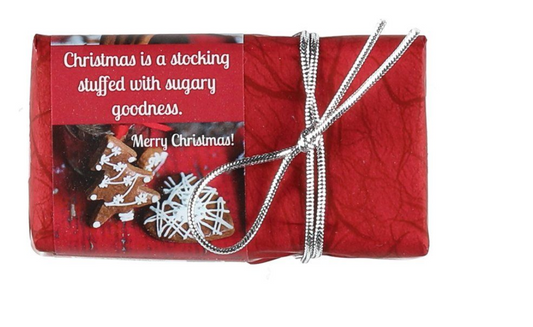 Sæbe Mini Christmas Notes, forskellige dufte 100g