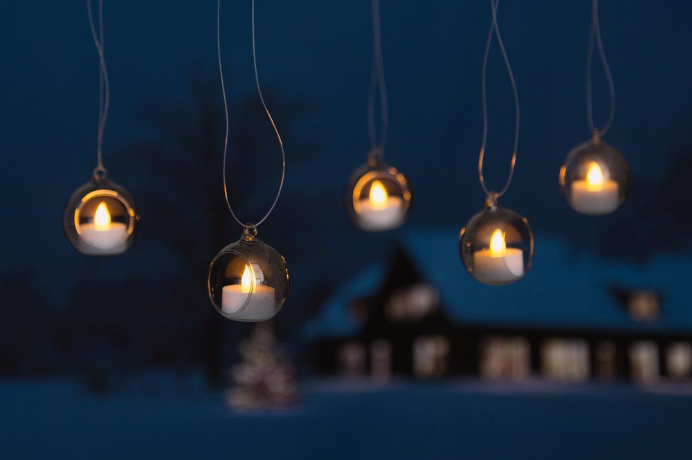 Finnlumor Ljuskula i glas LED-ljus fjärrstyrd rökgrå 5 st