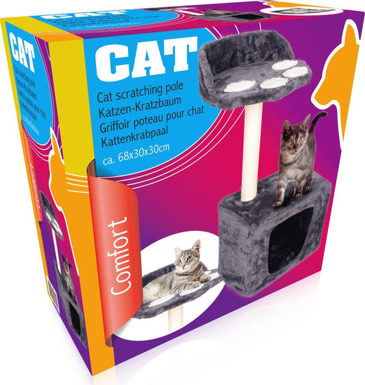 Pet Comfort klösträd grå H:68cm