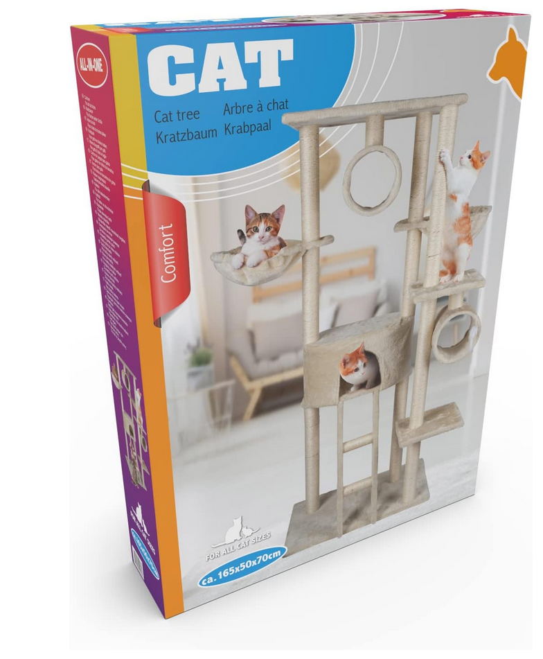 Pet Comfort kradsetræ beige H:165cm