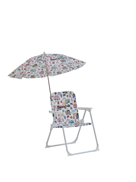 Royal Camping Campingset barn stol med parasoll