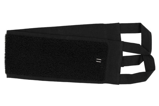 Rento Ryg scrubber af hørfrotté, sort 14 x 70 cm
