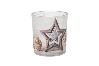 Duftlys i glaskrukke, Winter Star
