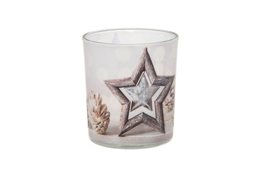 Duftlys i glaskrukke, Winter Star