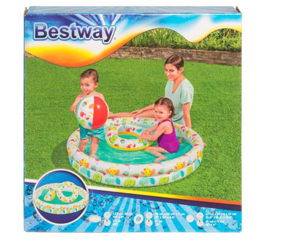 Bestway Uppblåsbar pool 122x20 cm