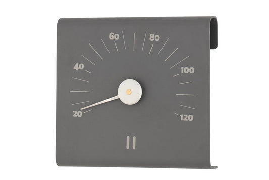 Rento Bastu termometer av aluminium grå