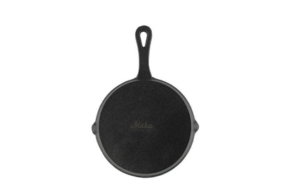 Maku Portion grillpande, rund, støbejern 20,5x14,5 cm